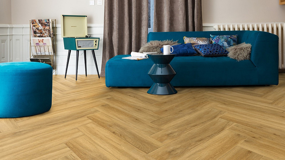 GERFLOR Creation 55 herringbone Quartet fauve GERC55 0859