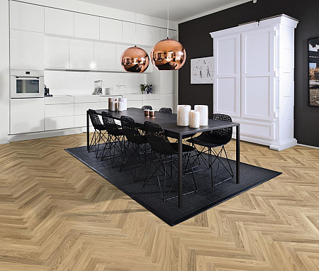 KAHRS Studio herringbone Dub ab biely 111PABEKFVKE050