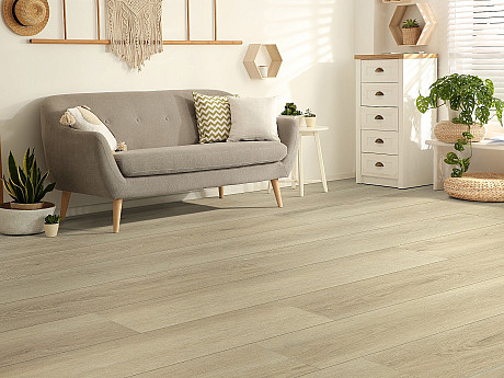 DEOFLOOR SPC CLICK RIGID Dub svetlo hnedý 8708