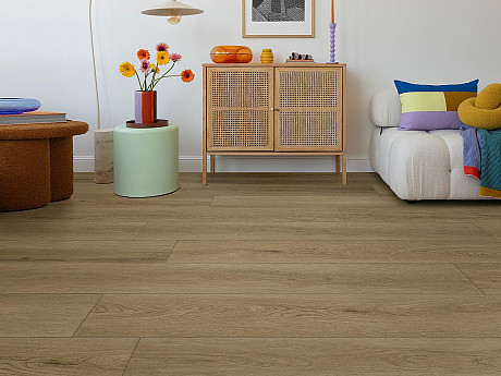 DEOFLOOR SPC CLICK RIGID Dub hnedý 8975