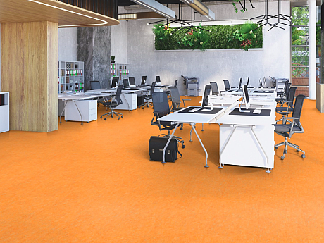 FORBO Marmoleum marbled real Golden saffron 3847