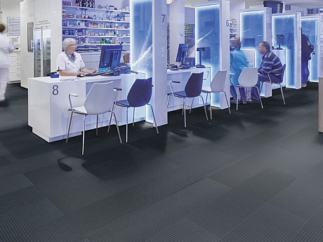 FORBO Flotex Planks Boxcross Blueberry 133008