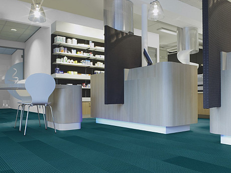 FORBO Flotex Planks Boxcross Petrol 133009