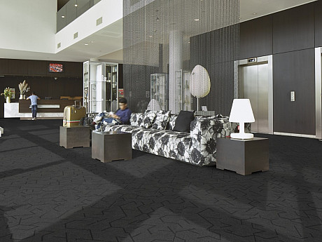 FORBO Flotex Planks Triad Embossed Anthracite 131017