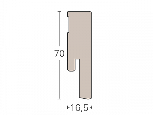 Lišta PARADOR SL 18 Dub D020 1745320