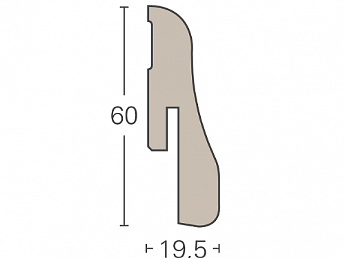 Lišta PARADOR SL 4 Teak D001 1745516