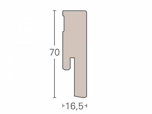 Dřevěná lišta PARADOR SL 18 Dub E003 1745214