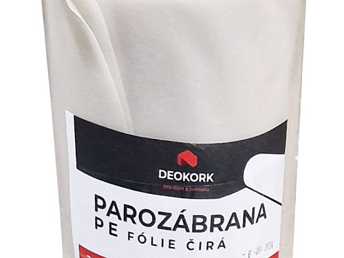 Parozábrana PE FÓLIA číra rolka hr. 0,2 mm 2 × 10 m