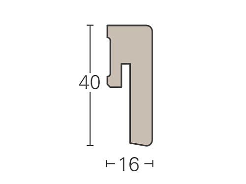 Lišta DEOFLOOR Dub 4145471